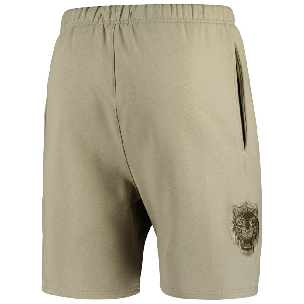 Detroit Tigers Pro Standard Neutral Fleece Shorts - Khaki Shorts