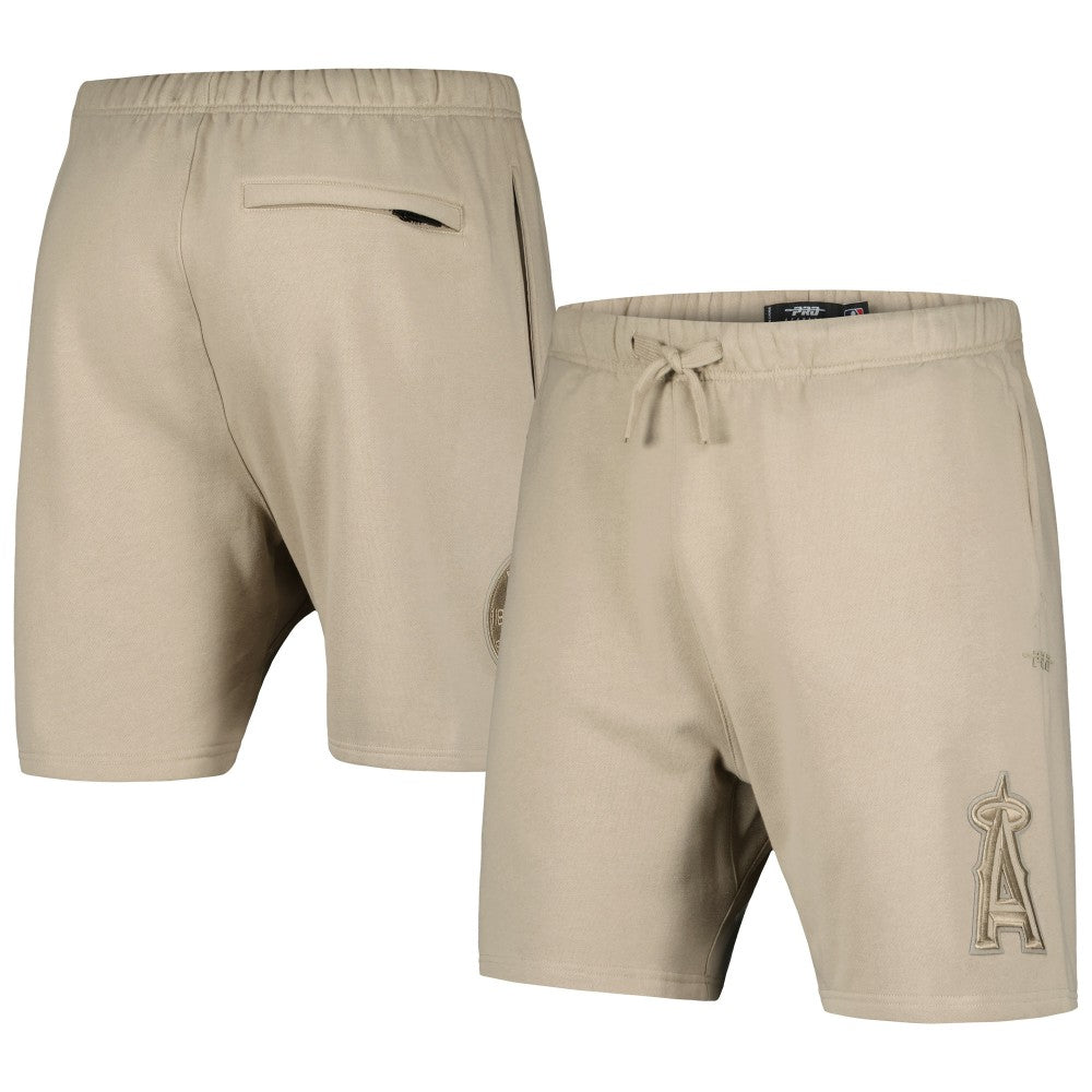 Los Angeles Angels Pro Standard Neutral Fleece Shorts - Khaki Shorts