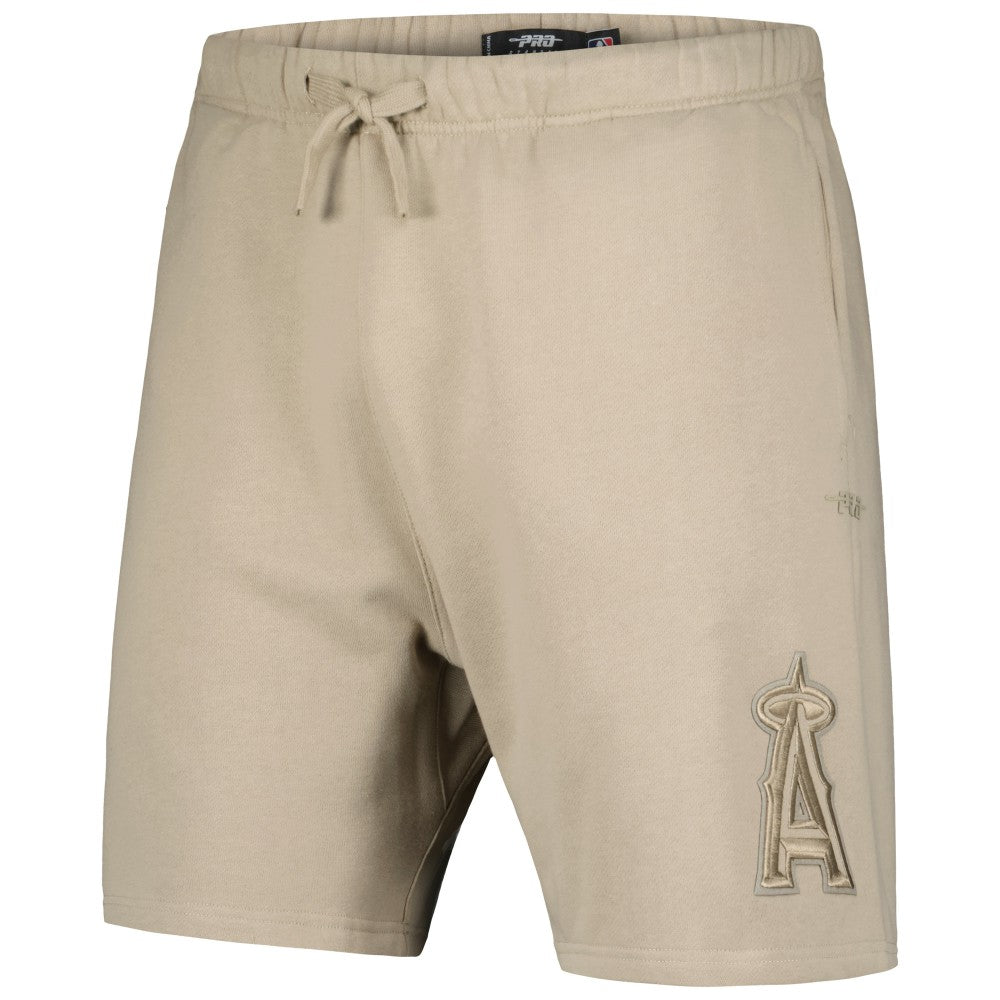 Los Angeles Angels Pro Standard Neutral Fleece Shorts - Khaki Shorts