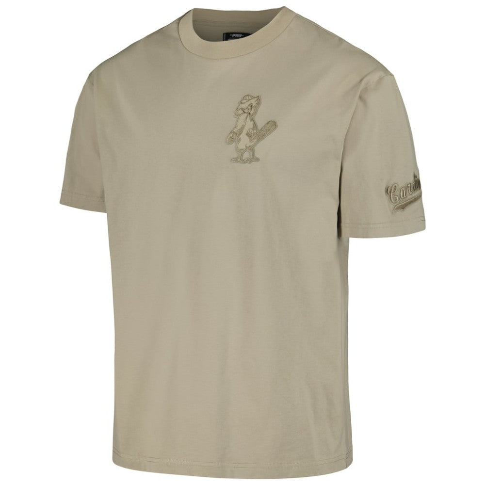 St. Louis Cardinals Pro Standard Oversized Neutral CJ Dropped Shoulders T-Shirt - Tan T-shirts
