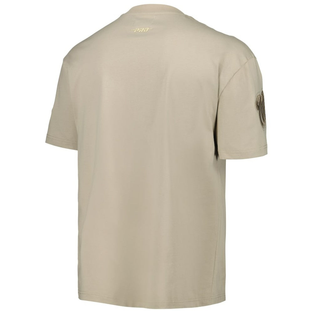 Washington Nationals Pro Standard Oversized Neutral CJ Dropped Shoulders T-Shirt - Tan T-shirts