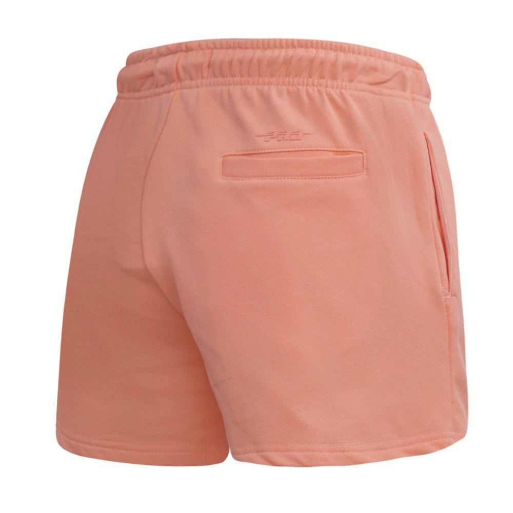 Atlanta Braves Pro Standard Women's Neutral Fleece Shorts - Pink Shorts