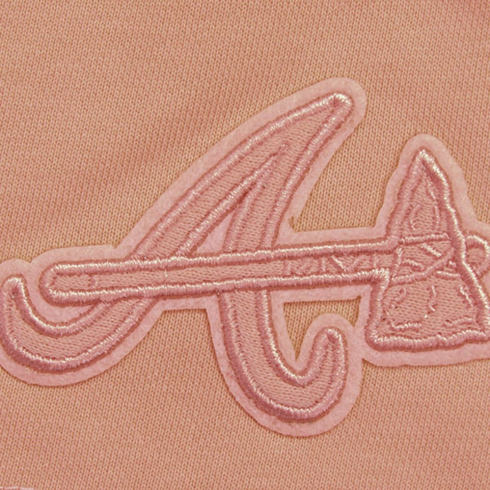Atlanta Braves Pro Standard Women's Neutral Fleece Shorts - Pink Shorts
