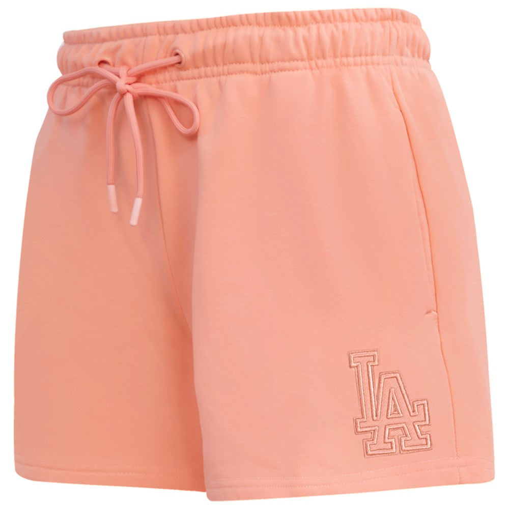 Los Angeles Dodgers Pro Standard Women's Neutral Fleece Shorts - Pink Shorts