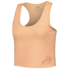 Atlanta Braves Pro Standard Women's Neutral Fitted Racerback Tank Top - Orange Tanks