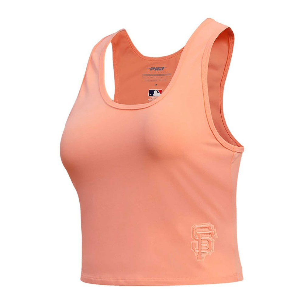 San Francisco Giants Pro Standard Women's Neutral Fitted Racerback Tank Top - Pink Tanks