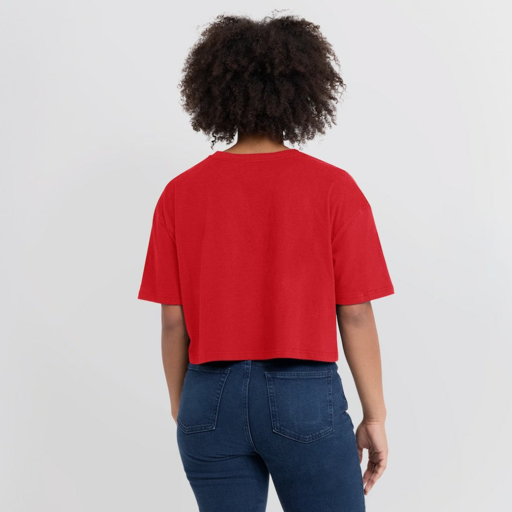 St. Louis Cardinals Fanatics Women's Elements Super Soft Boxy Cropped T-Shirt - Red T-shirts