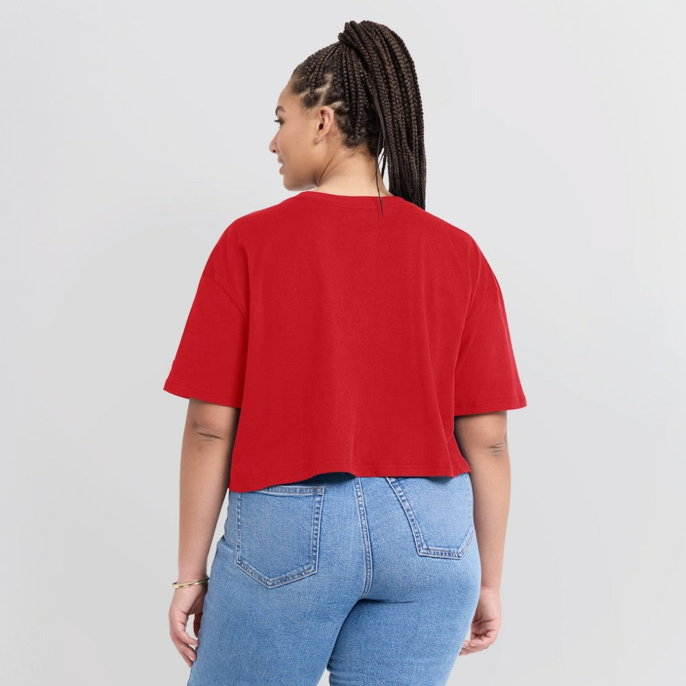 St. Louis Cardinals Fanatics Women's Elements Super Soft Boxy Cropped T-Shirt - Red T-shirts