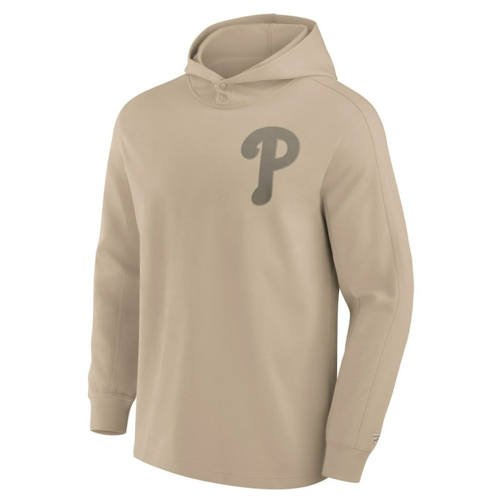 Philadelphia Phillies Fanatics Elements Lightweight Fleece Hoodie - Khaki Hoodies