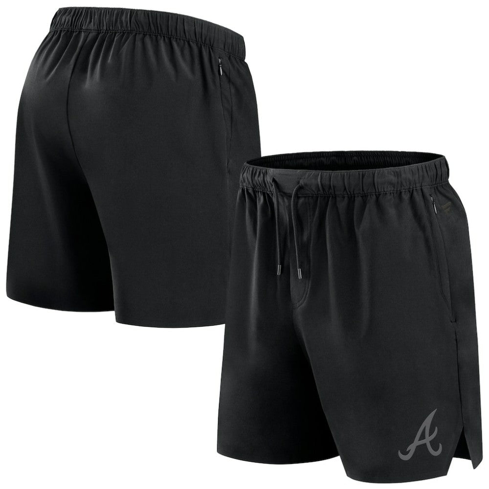 Atlanta Braves Fanatics Front Office Micro Tonal Shorts - Black Shorts