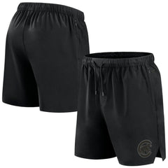Chicago Cubs Fanatics Front Office Micro Tonal Shorts - Black Shorts