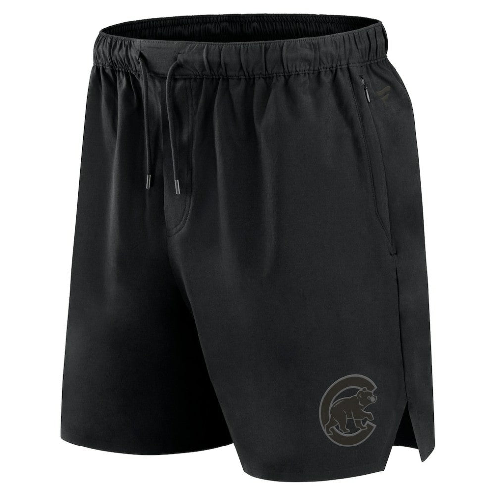 Chicago Cubs Fanatics Front Office Micro Tonal Shorts - Black Shorts