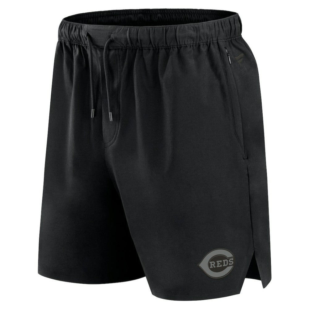 Cincinnati Reds Fanatics Front Office Micro Tonal Shorts - Black Shorts