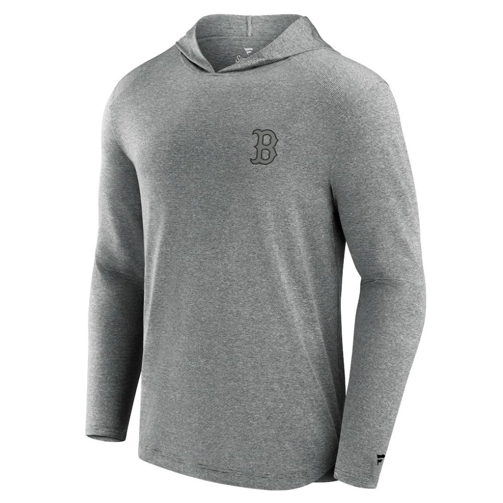 Boston Red Sox Fanatics Front Office Tech Lightweight Hoodie T-Shirt - Black Hoodies