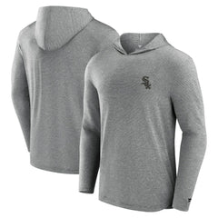 Chicago White Sox Fanatics Front Office Tech Lightweight Hoodie T-Shirt - Black Hoodies