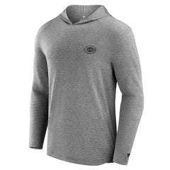 Cincinnati Reds Fanatics Front Office Tech Lightweight Hoodie T-Shirt - Black Hoodies