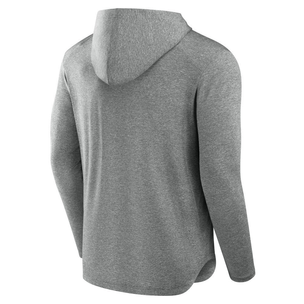 Cincinnati Reds Fanatics Front Office Tech Lightweight Hoodie T-Shirt - Black Hoodies