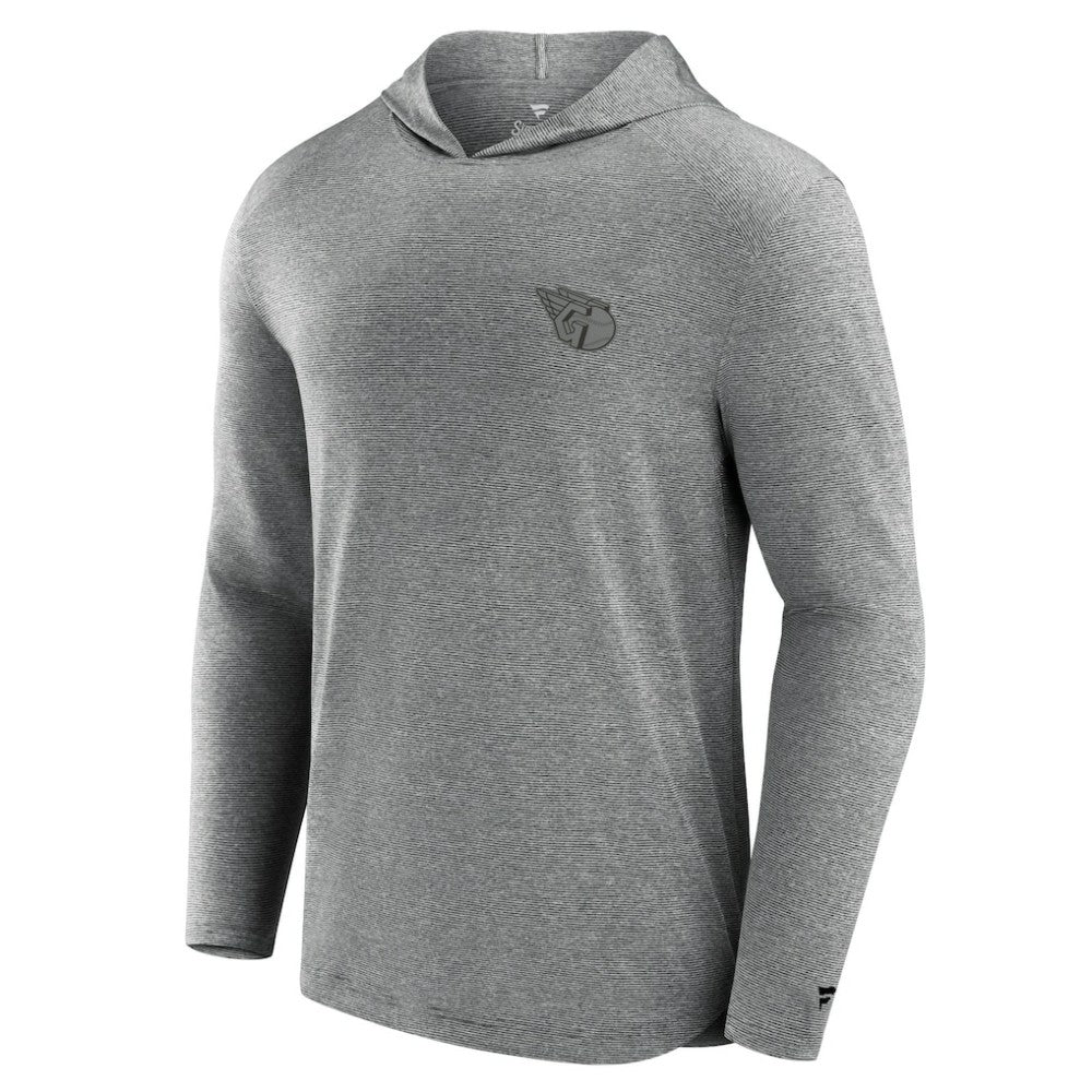 Cleveland Guardians Fanatics Front Office Tech Lightweight Hoodie T-Shirt - Black Hoodies