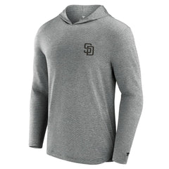 San Diego Padres Fanatics Front Office Tech Lightweight Hoodie T-Shirt - Black Hoodies