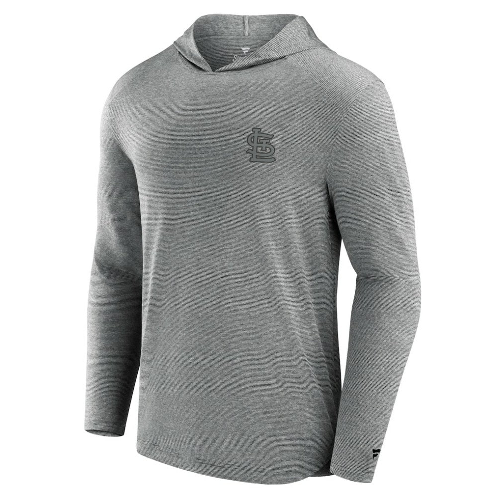St. Louis Cardinals Fanatics Front Office Tech Lightweight Hoodie T-Shirt - Black Hoodies