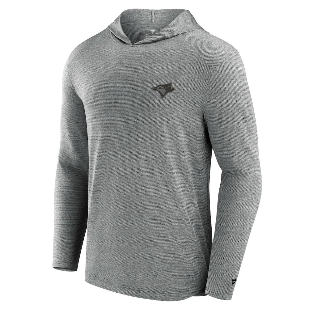 Toronto Blue Jays Fanatics Front Office Tech Lightweight Hoodie T-Shirt - Black Hoodies