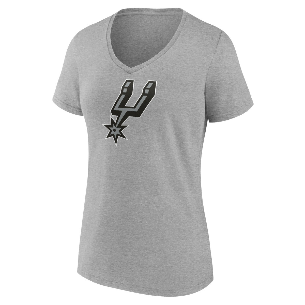 Victor Wembanyama San Antonio Spurs Women's Playmaker Name & Number V-Neck T-Shirt Gray