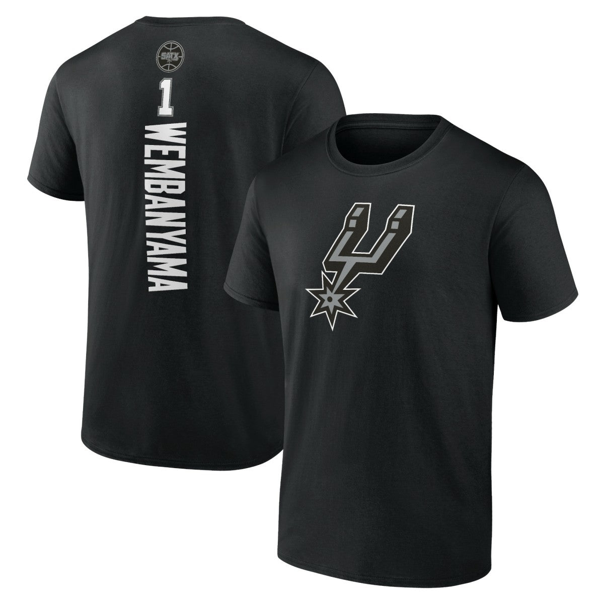 Victor Wembanyama San Antonio Spurs Playmaker Name & Number T-Shirt Black