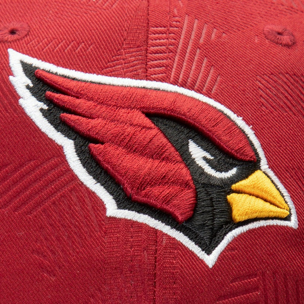 Arizona Cardinals Iconic Defender Trucker Adjustable Hat Cardinal/White
