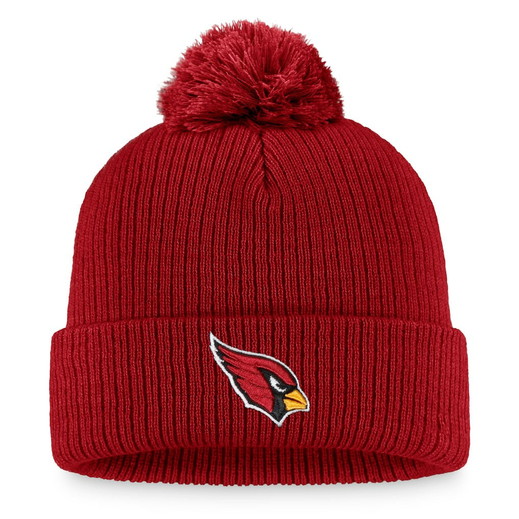 Arizona Cardinals Women's Logo Cuffed Knit Hat with Pom Cardinal