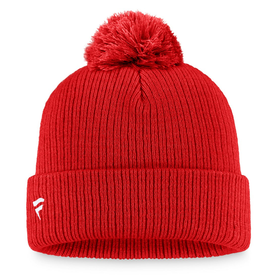 Tampa Bay Buccaneers Women's Logo Cuffed Knit Hat with Pom Cardinal
