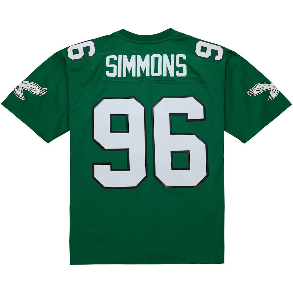 Clyde Simmons Philadelphia Eagles Legacy Replica Jersey Kelly Green