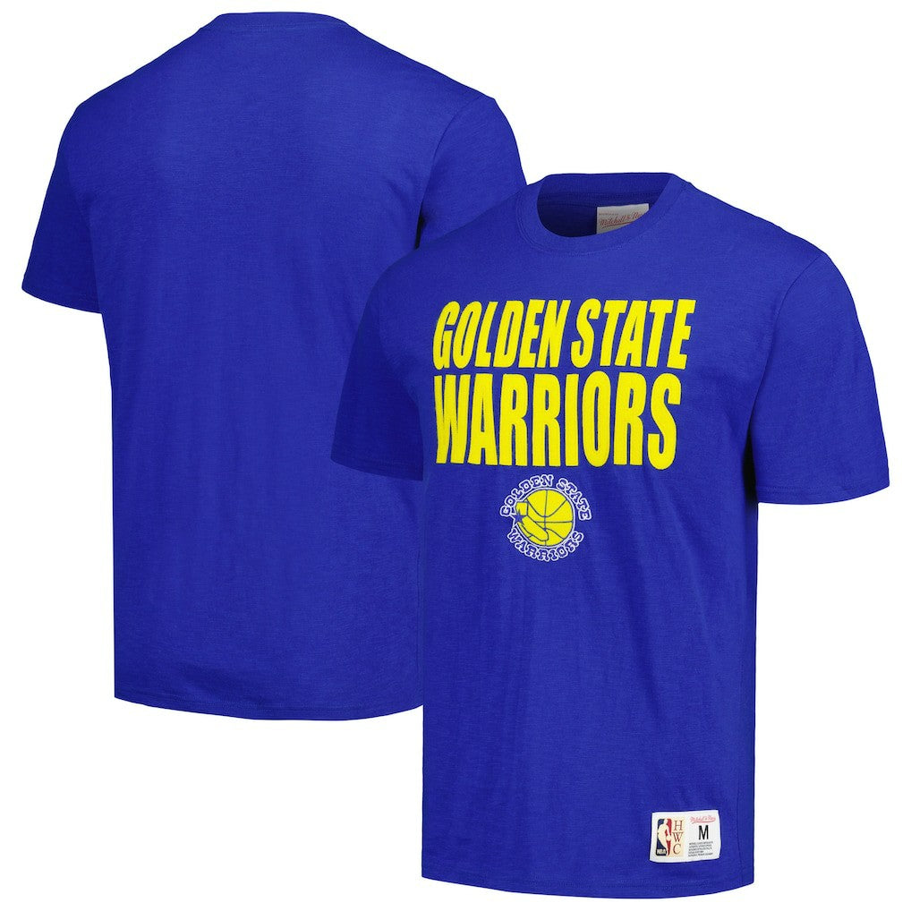 Golden State Warriors Hardwood Classics Legendary Slub T-Shirt Royal