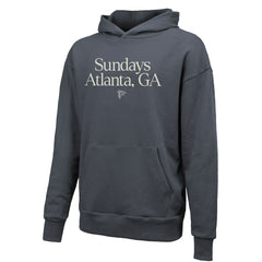 Atlanta Falcons Majestic Threads Unisex Sundays Pullover Hoodie Gray