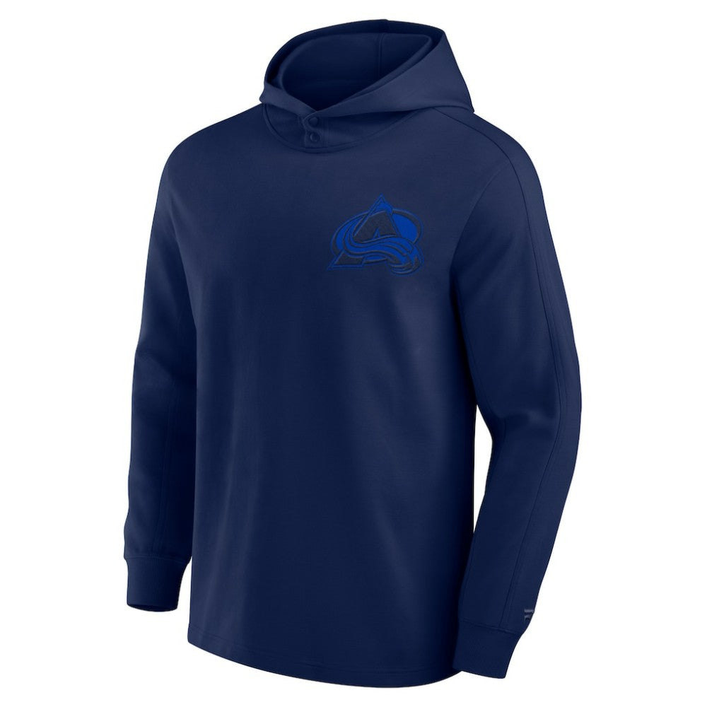 NHL Colorado Avalanche Fanatics Elements Lightweight Tri-Blend Fleece Hoodie - Navy