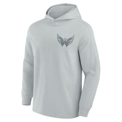 NHL Washington Capitals Fanatics Elements Lightweight Tri-Blend Fleece Hoodie - Gray