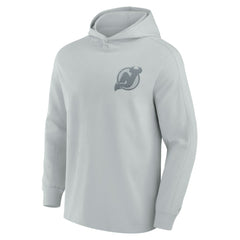 NHL New Jersey Devils Fanatics Elements Lightweight Tri-Blend Fleece Hoodie - Gray