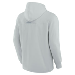 NHL Seattle Kraken Fanatics Elements Lightweight Tri-Blend Fleece Hoodie - Gray