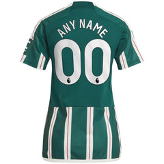 Manchester United Women's 2023/24 Away Replica Custom Jersey Green