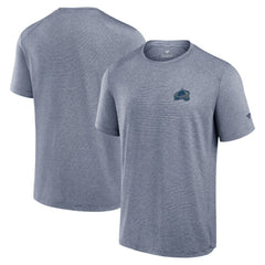NHL Colorado Avalanche Fanatics Front Office Tech T-Shirt - Navy