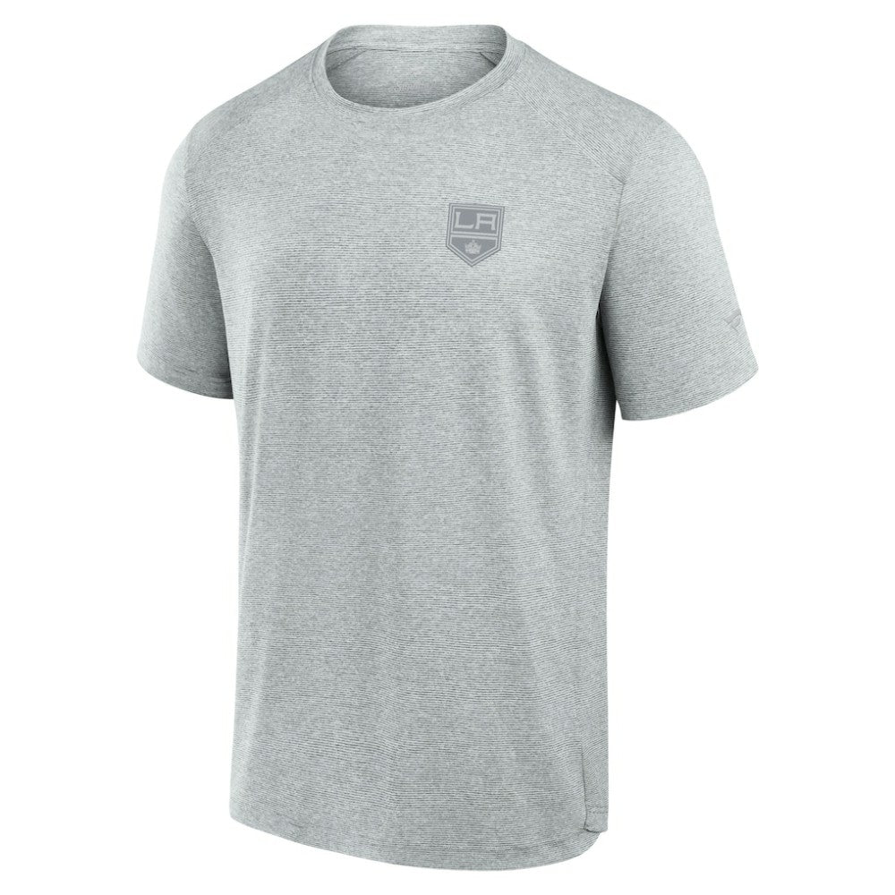 NHL Los Angeles Kings Fanatics Front Office Tech T-Shirt - Gray