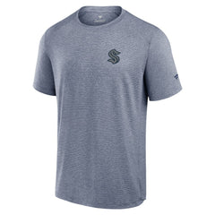 NHL Seattle Kraken Fanatics Front Office Tech T-Shirt - Navy