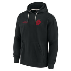 Portland Trail Blazers Unisex Elements Super Soft Fleece Pullover Hoodie Black