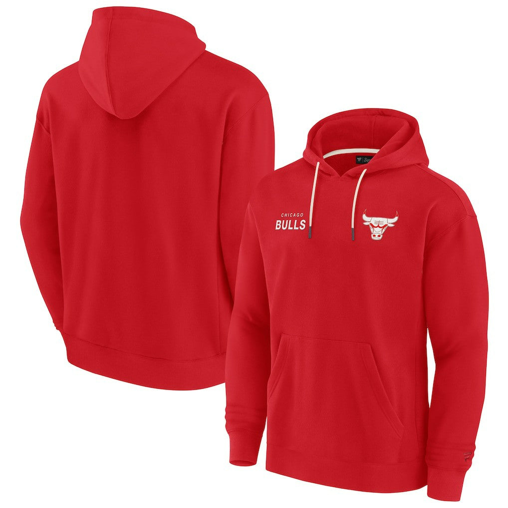 Chicago Bulls Unisex Elements Super Soft Fleece Pullover Hoodie Red