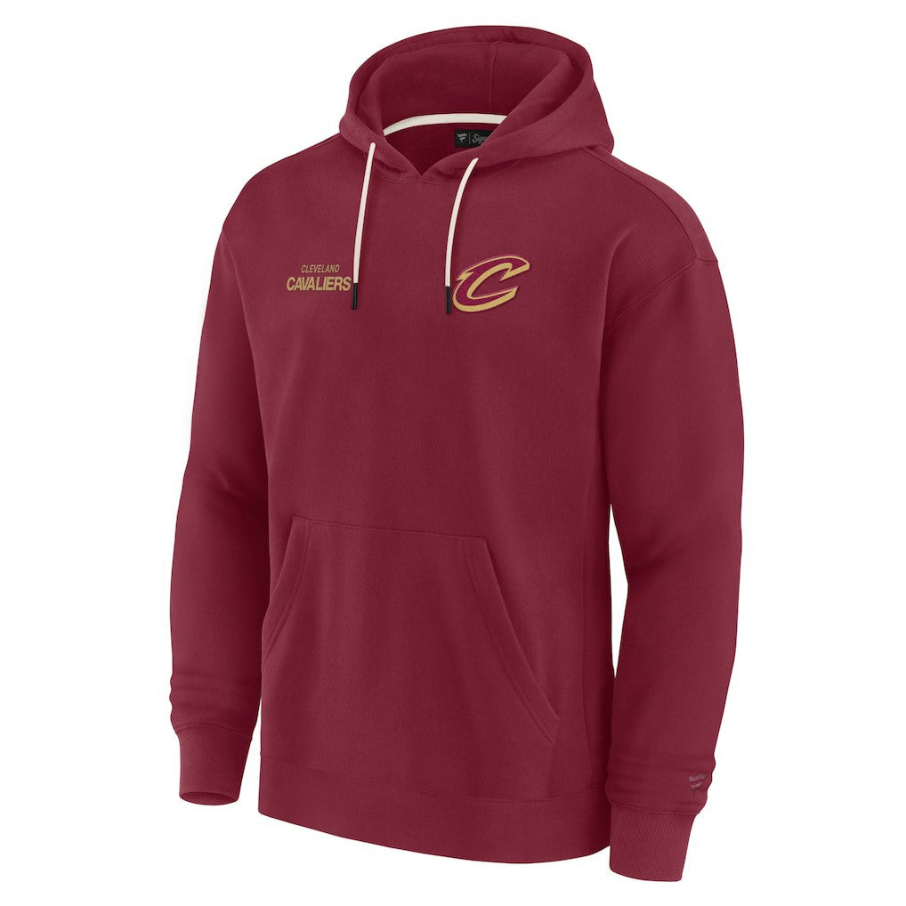 Cleveland Cavaliers Unisex Elements Super Soft Fleece Pullover Hoodie Wine