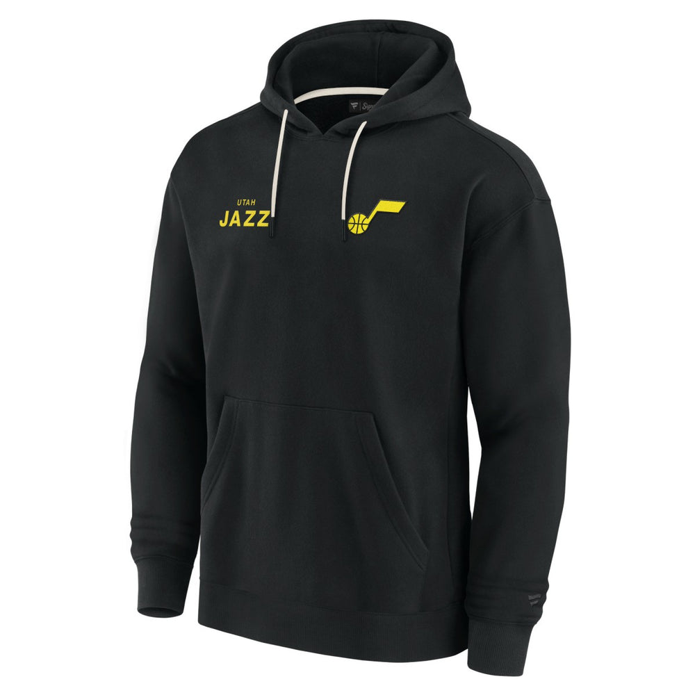 Utah Jazz Unisex Elements Super Soft Fleece Pullover Hoodie Black