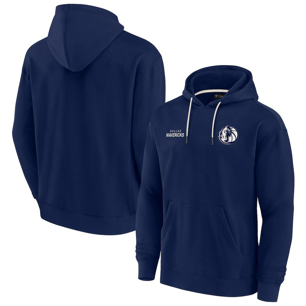 Dallas Mavericks Unisex Elements Super Soft Fleece Pullover Hoodie Navy