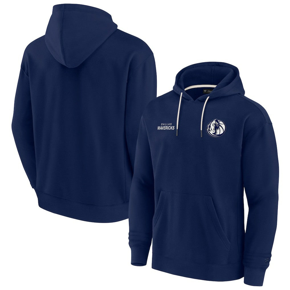 Dallas Mavericks Unisex Elements Super Soft Fleece Pullover Hoodie Navy