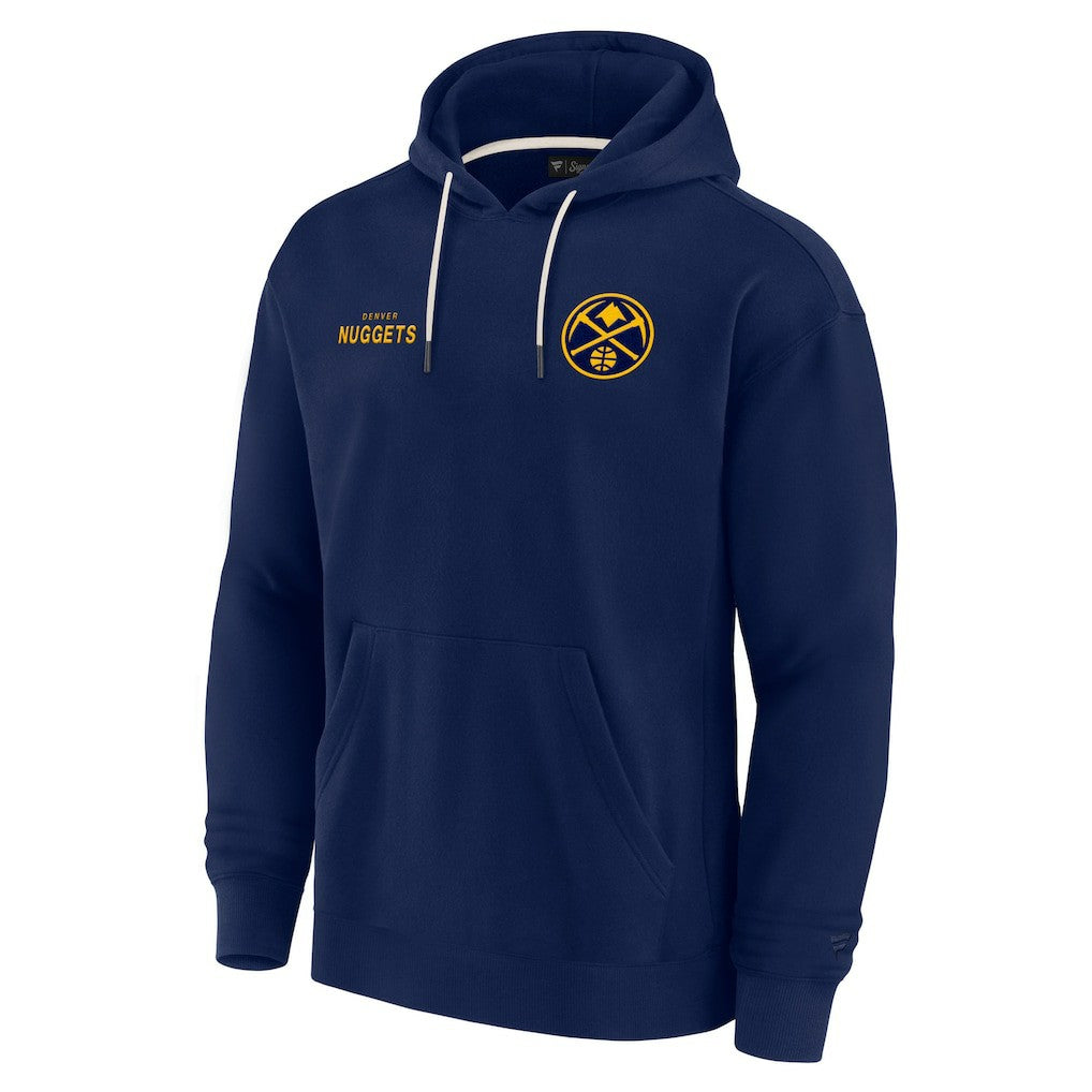 Denver Nuggets Unisex Elements Super Soft Fleece Pullover Hoodie Navy