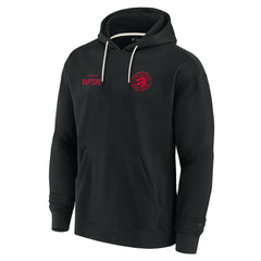 Toronto Raptors Unisex Elements Super Soft Fleece Pullover Hoodie Black