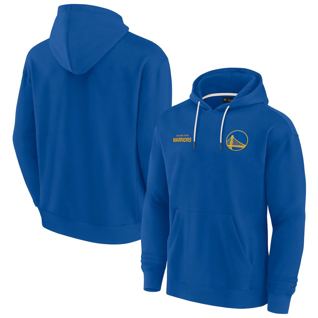 Golden State Warriors Unisex Elements Super Soft Fleece Pullover Hoodie Royal